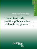 Lineamientos de política pública sobre violencia de género