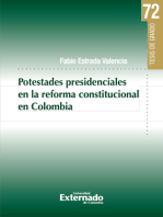 Potestades presidenciales en la reforma constitucional en Colombia