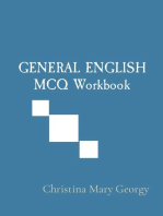 GENERAL ENGLISH MCQ Workbook