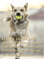 If they could talk about walking again: Canine Cruciate Surgery Rehabilitation Program: A 10 week detailed program of specific approaches, exercises, massage, and restoring balance  to get the best results after your pet has undergone surgery for cruciate ligament repair. Tracking sheets for each week.