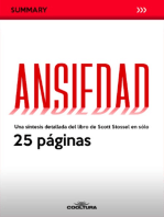 Ansiedad: Una síntesis detallada del libro de Scott Stossel en sólo 25 páginas