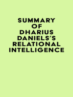 Summary of Dharius Daniels's Relational Intelligence