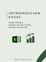 Introducción Excel: FUNCIONES ESENCIALES PARA PRINCIPIANTES: Microsoft Excel Principiantes, #1