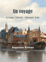 Un voyage: Belgique, Hollande, Allemagne, Italie