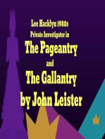 Lee Hacklyn 1980s Private Investigator in The Pageantry and The Gallantry: Lee Hacklyn, #1