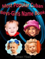 Most Popular Cuban Boys-Girls Name Book