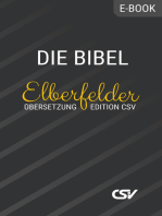 Die Bibel (Elberfelder Üebersetzung): Edition CSV Hückeswagen