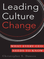 Leading Culture Change: What Every CEO Needs to Know