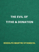 The Evil of Tithe & Donation