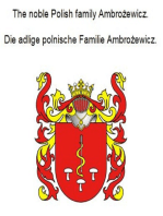 The noble Polish family Ambrozewicz. Die adlige polnische Familie Ambrozewicz.