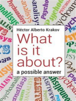 What Is It About?: (A Possible Answer)