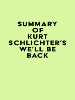 Summary of Kurt Schlichter's We'll Be Back