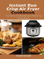 Instant Duo Crisp Air Fryer Cookbook : Easy, Delicious and Affordable Instant Pot Duo Crisp Air Fryer Recipes