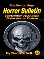 Horror Bulletin Monthly September 2022: Horror Bulletin Monthly Issues, #12