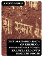 The Mahabharata of Krishna-Dwaipayana Vyasa Translated into English Prose: Adi Parva