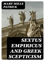 Sextus Empiricus and Greek Scepticism