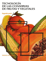 Tecnología de las conservas de frutas y vegetales. Segunda parte