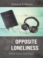 The Opposite of Loneliness: What Does God Say?