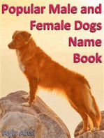 Popular Male and Female Dogs Name Book