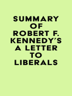 Summary of Robert F. Kennedy's A Letter to Liberals