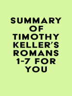 Summary of Timothy Keller's Romans 1-7 For You