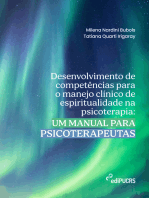 Desenvolvimento de competências para o manejo clínico de espiritualidade na psicoterapia: um manual para psicoterapeutas