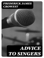 Advice to Singers