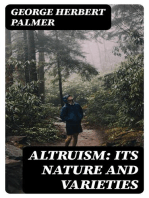 Altruism: Its Nature and Varieties