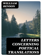 Letters Concerning Poetical Translations