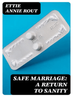 Safe Marriage: A Return to Sanity