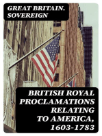 British Royal Proclamations Relating to America, 1603-1783