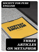 Three Articles on Metaphor: Society for Pure English, Tract 11