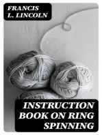 Instruction book on ring spinning