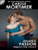 Julius's Passion (Regency Club Venus 4): Regency Club Venus, #4