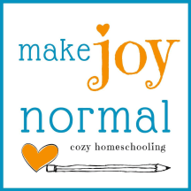 make joy normal: cozy homeschooling