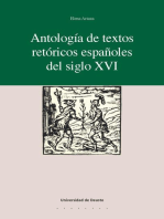 Antología de textos retóricos españoles del siglo XVI