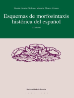 Esquemas de morfosintaxis histórica del español
