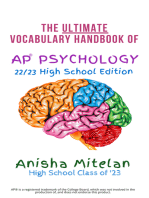 The Ultimate Vocabulary Handbook of Ap Psychology: 20/23 High School Edition