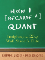 How I Became a Quant: Insights from 25 of Wall Street's Elite