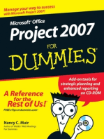 Microsoft Office Project 2007 For Dummies