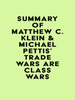 Summary of Matthew C. Klein & Michael Pettis's Trade Wars Are Class Wars