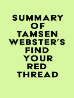 Summary of Tamsen Webster's Find Your Red Thread