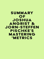 Summary of Joshua Angrist & Jörn-Steffen Pischke's Mastering 'Metrics