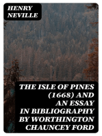 The Isle Of Pines (1668) and An Essay in Bibliography by Worthington Chauncey Ford