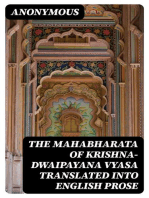 The Mahabharata of Krishna-Dwaipayana Vyasa Translated into English Prose: Virata Parva