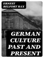 German Culture Past and Present