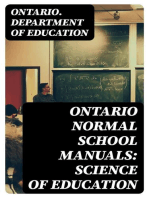 Ontario Normal School Manuals: Science of Education