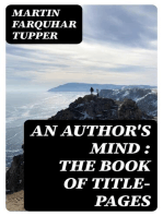 An Author's Mind 