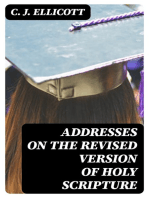 Addresses on the Revised Version of Holy Scripture