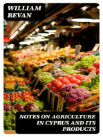 Notes on Agriculture in Cyprus and Its Products